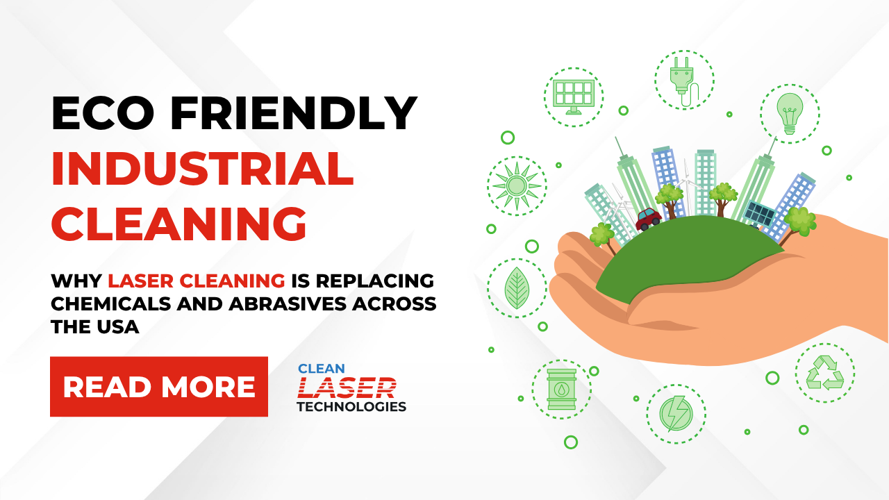 You are currently viewing Eco Friendly Industrial Cleaning: Why Laser Cleaning is Replacing Chemicals and Abrasives Across the USA