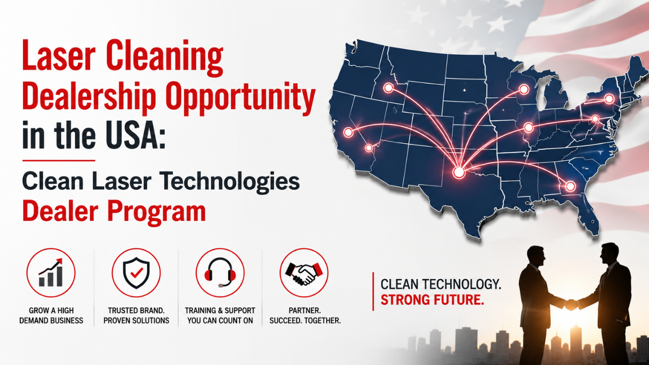 Laser Cleaning Dealership Opportunity in the USA- Clean Laser Technologies Dealer Program
