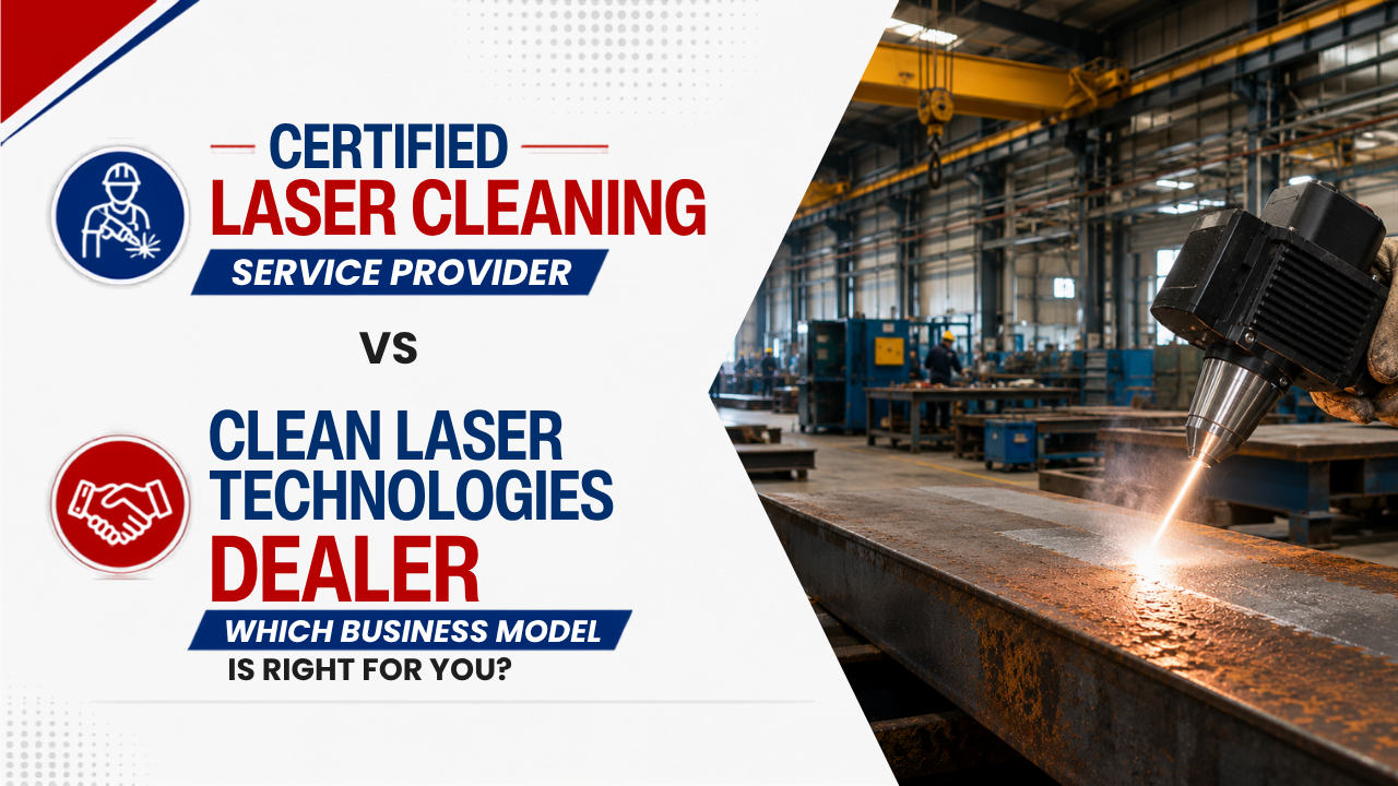 Certified Laser Cleaning Service Provider vs. Clean Laser Technologies Dealer- Which Business Model is Right for You
